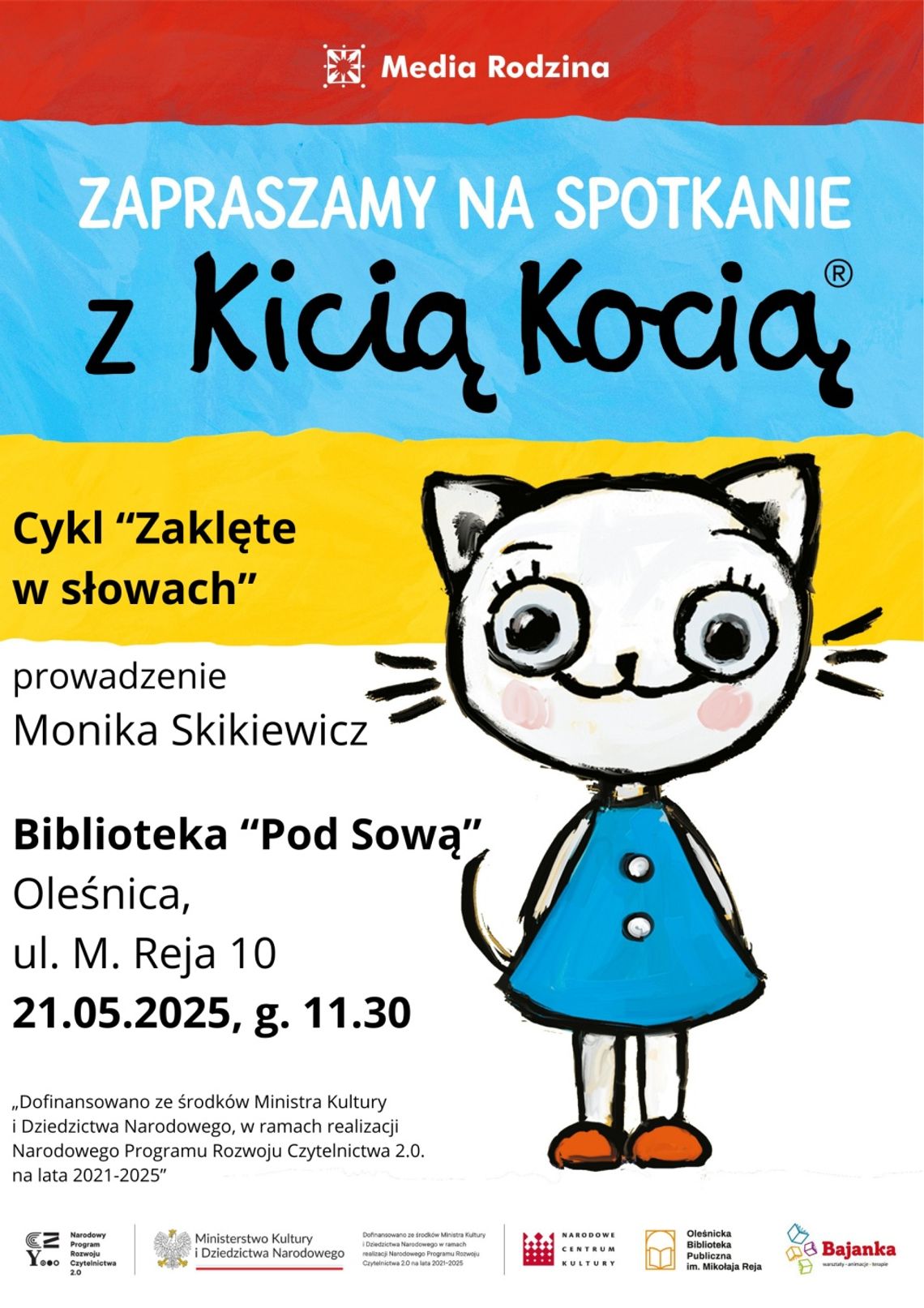 Kicia Kocia w oleśnickiej bibliotece