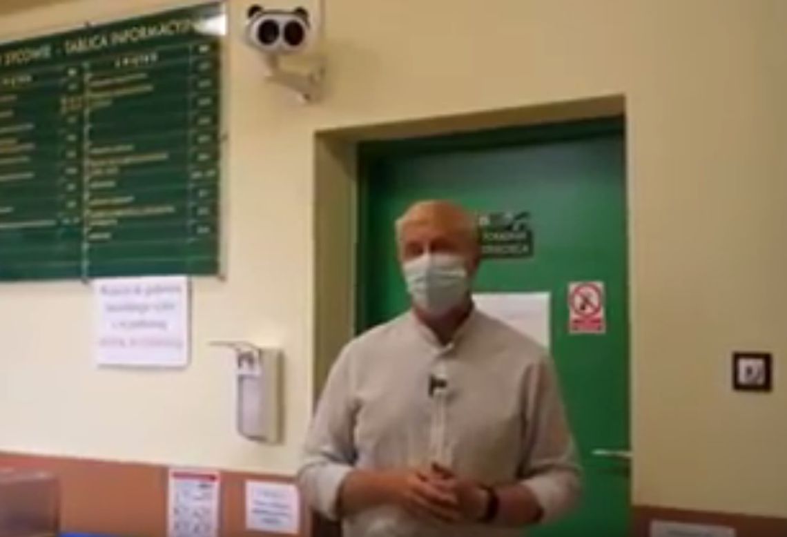 Monitoring termowizyjny w przychodni (WIDEO)