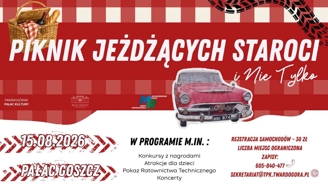 Motoryzacyjne perełki opanują Pałac Goszcz. Szykuje się wyjątkowy piknik pełen atrakcji