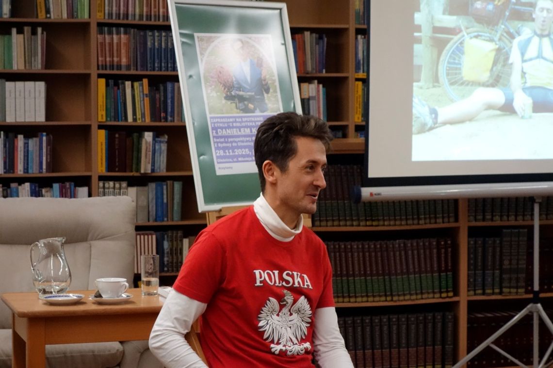 Na rowerze z Sydney do Szczecina - spotkanie z Danielem Kocujem Na rowerze z Sydney do Szczecina - spotkanie z Danielem Kocujem