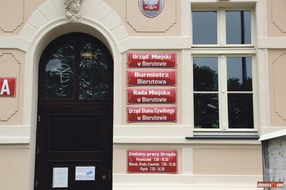 NASZ NEWS: Urząd Miasta i Gminy w Bierutowie od jutra zamknięty 