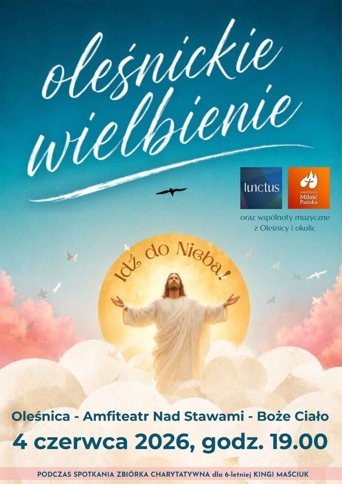 Niebo zjeżdża nad stawy w Oleśnicy Niebo zjeżdża nad stawy w Oleśnicy