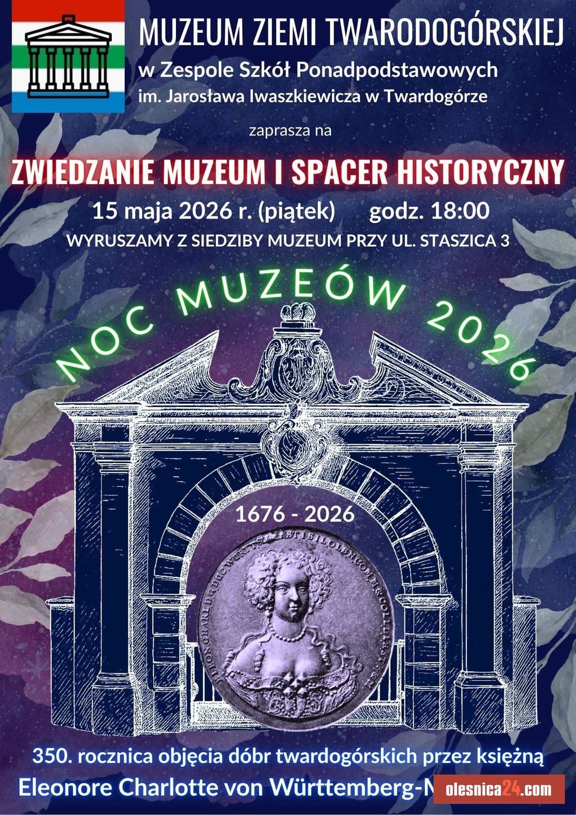 Noc Muzeów w Twardogórze. Historia miasta ożyje podczas wyjątkowego wydarzenia