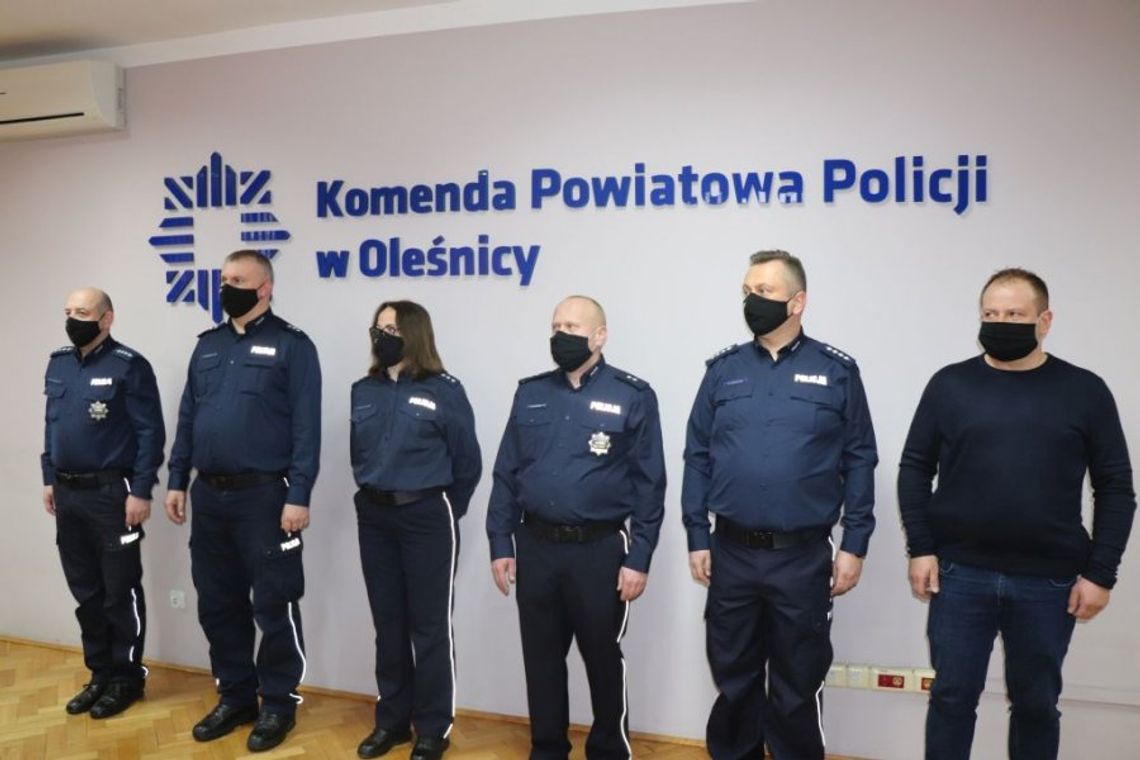 Nominacje w powiatowej policji w Oleśnicy