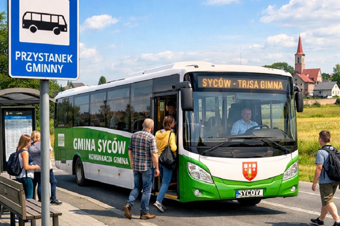 Nowa komunikacja gminna w Sycowie. Od lutego autobusy połączą wszystkie miejscowości