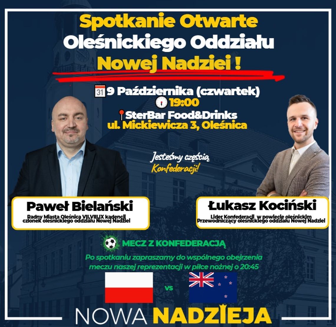 Nowa Nadzieja, a potem Nowa Zelandia Nowa Nadzieja, a potem Nowa Zelandia
