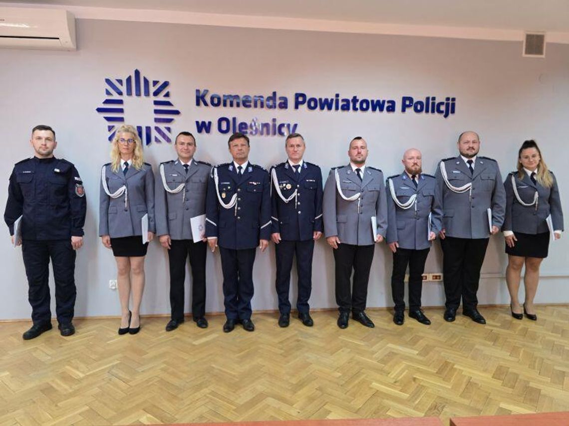 Nowi policjanci w Oleśnicy