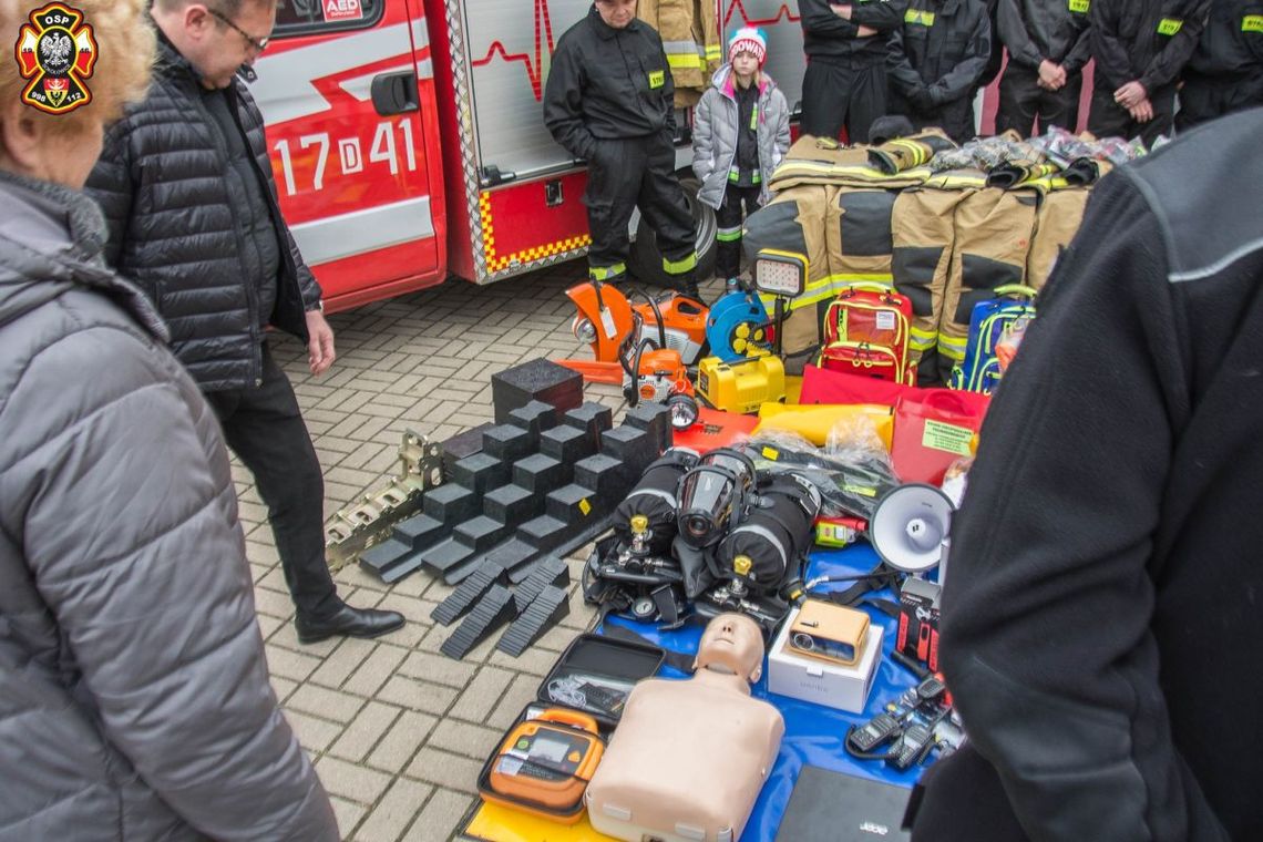 Nowy sprzęt dla strażaków w Sokołowicach