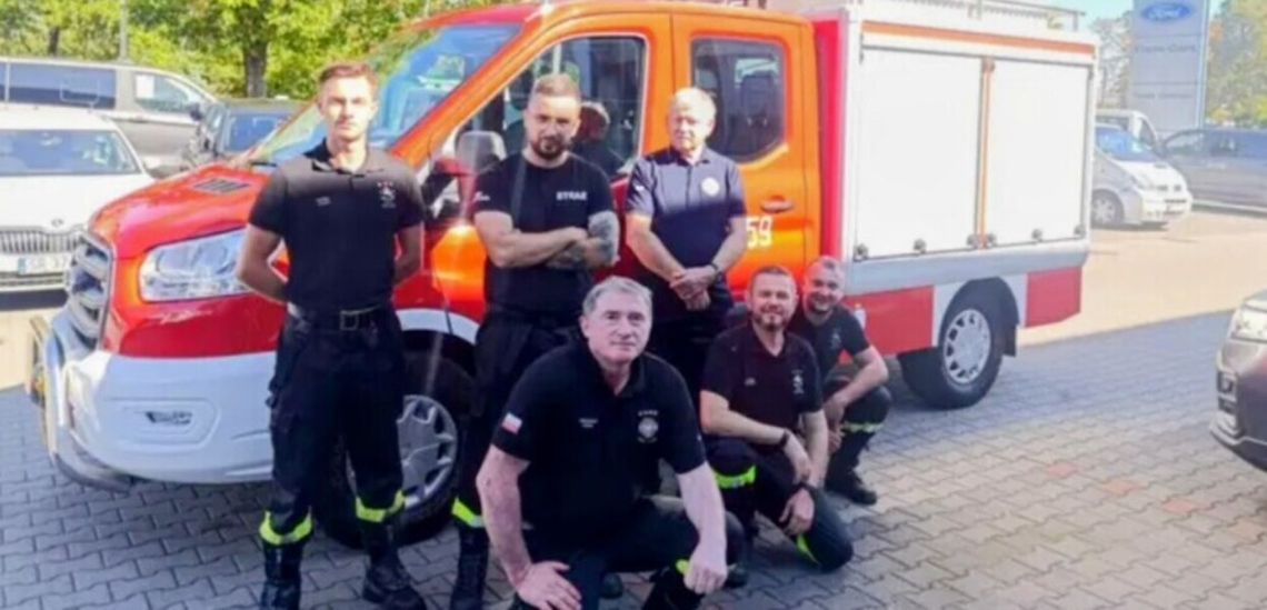 Nowy wóz jedzie do OSP Zbytowa