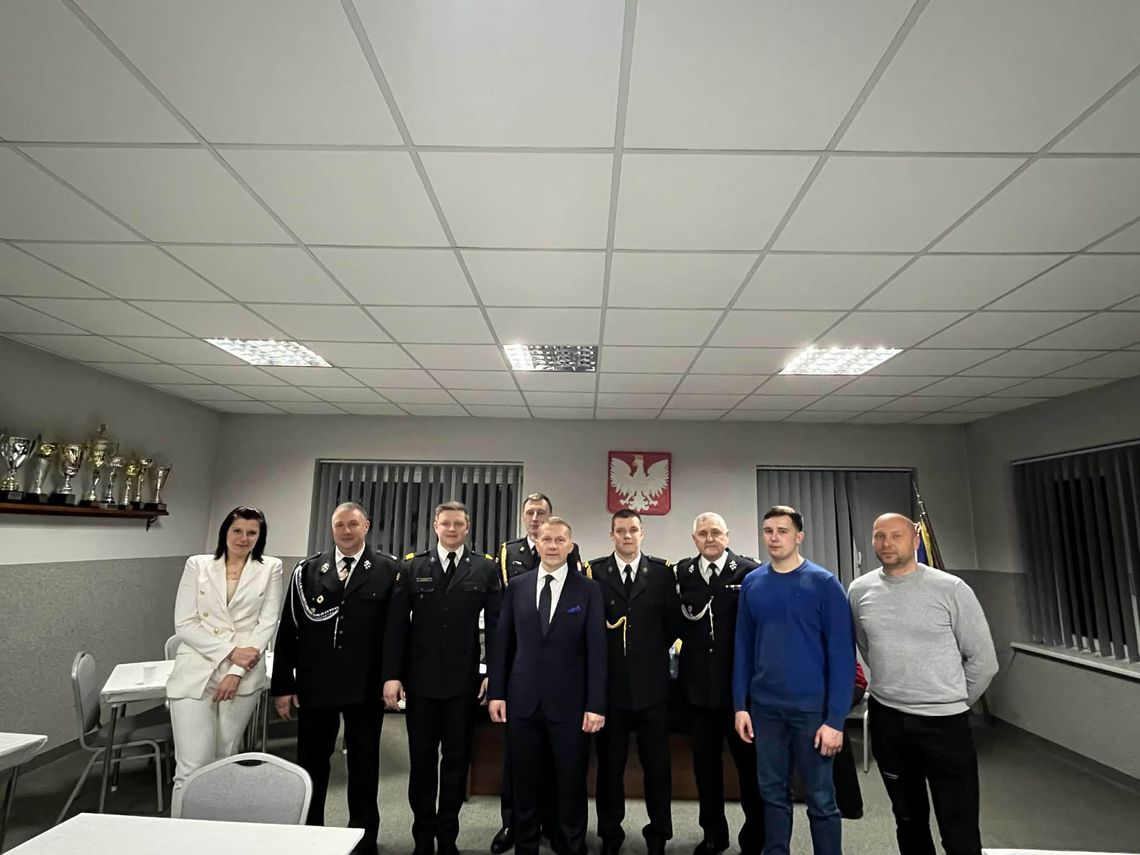 Nowy zarząd OSP Bierutów wybrany. Tadeusz Kmieć prezesem