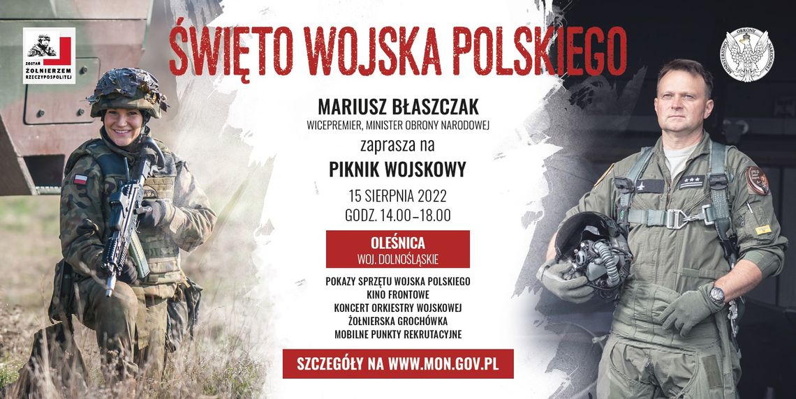 Obchody Święta Wojska Polskiego oraz 102. rocznicy Bitwy Warszawskiej w Oleśnicy