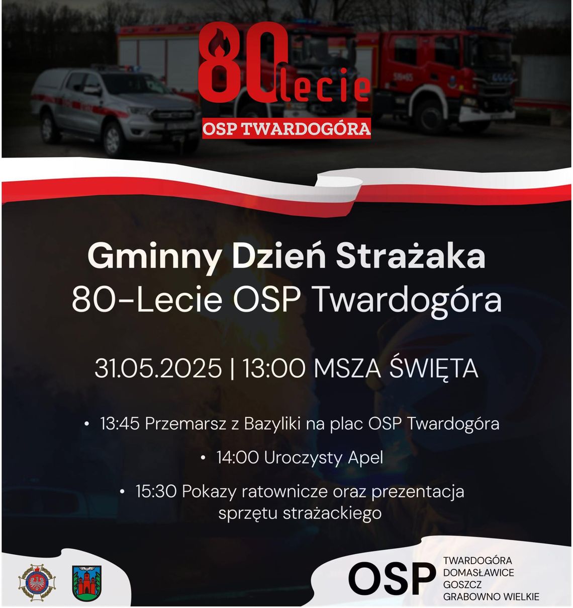 Ochotnicza Straż Pożarna w Twardogórze będzie świętować