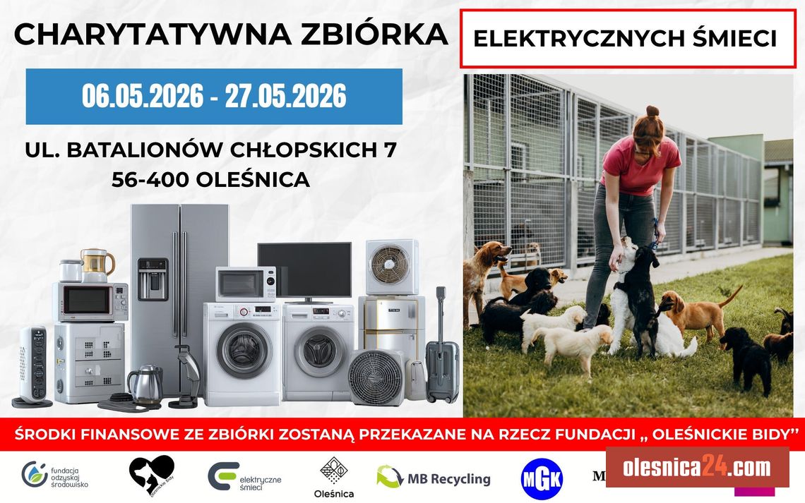 Oddaj elektrośmieci i pomóż zwierzętom Oddaj elektrośmieci i pomóż zwierzętom