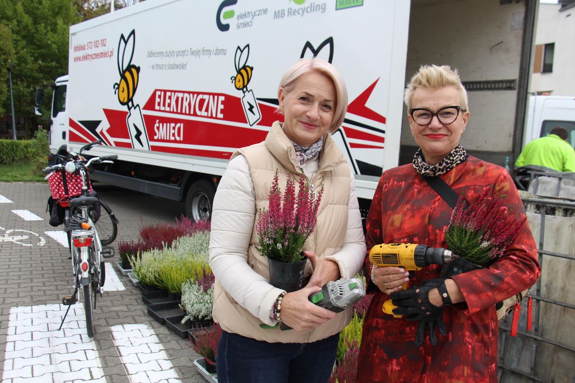 Oddały elektrosprzęt, dostały wrzosy
