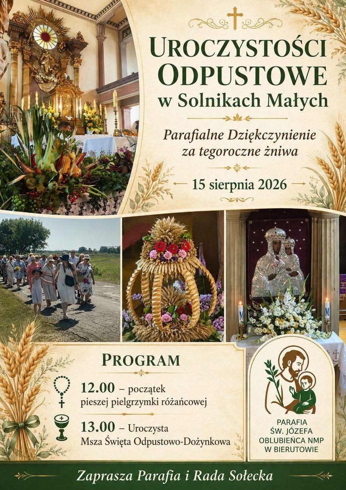 Odpust i dziękczynienie za żniwa Odpust i dziękczynienie za żniwa