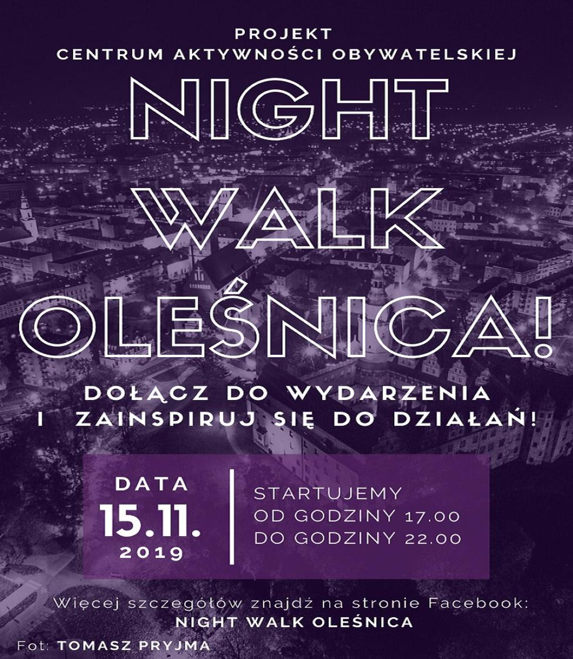 Oleśnica by night