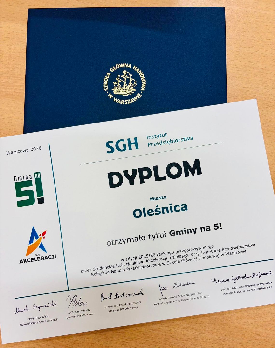 Oleśnica „Gminą na 5!”