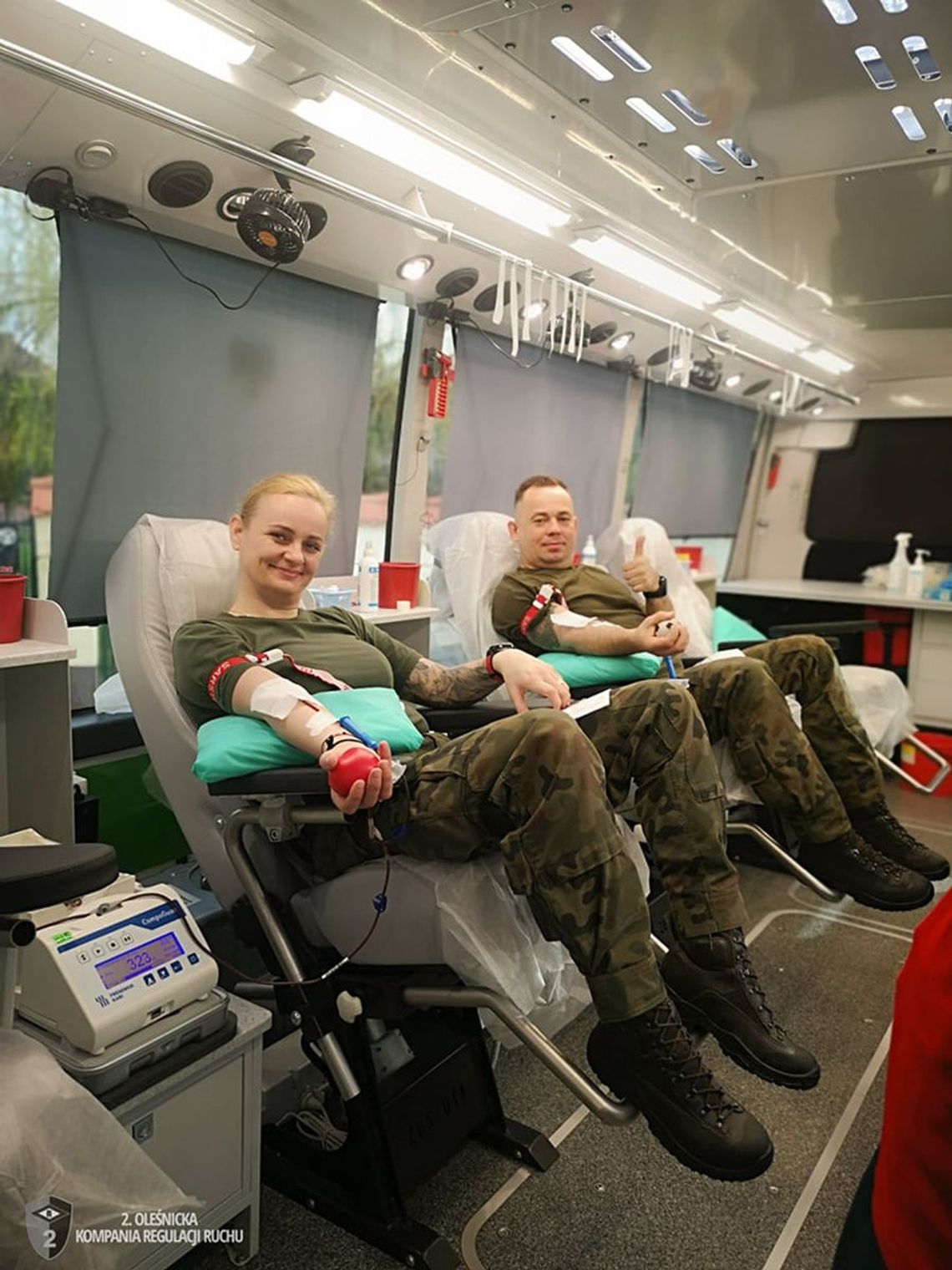 Oleśniccy żołnierze oddali krew