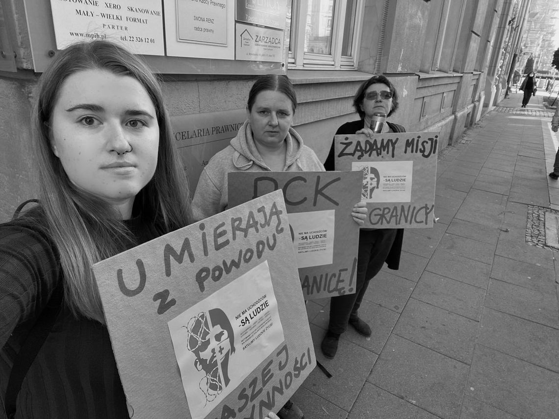 Oleśnicka aktywistka o strajku okupacyjnym w PCK i sytuacji na granicy z Białorusią