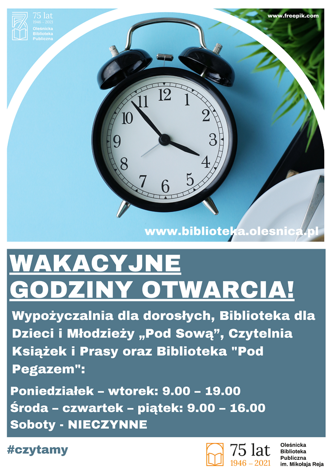 Oleśnicka Biblioteka w wakacje