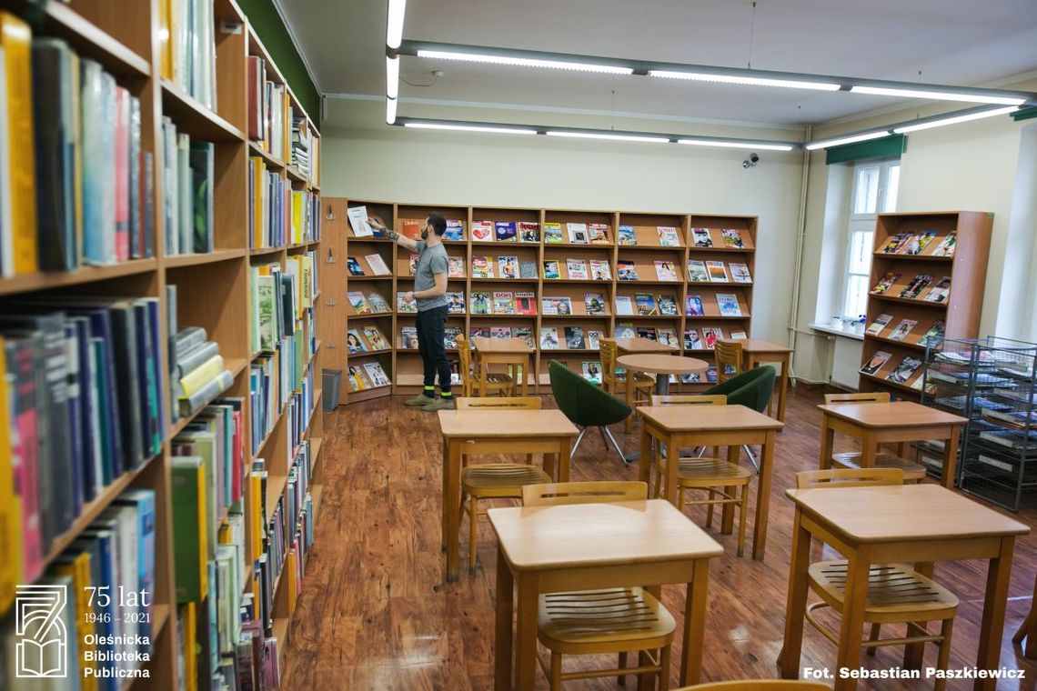 Oleśnicka Biblioteka zaprasza do Czytelni Książek i Prasy