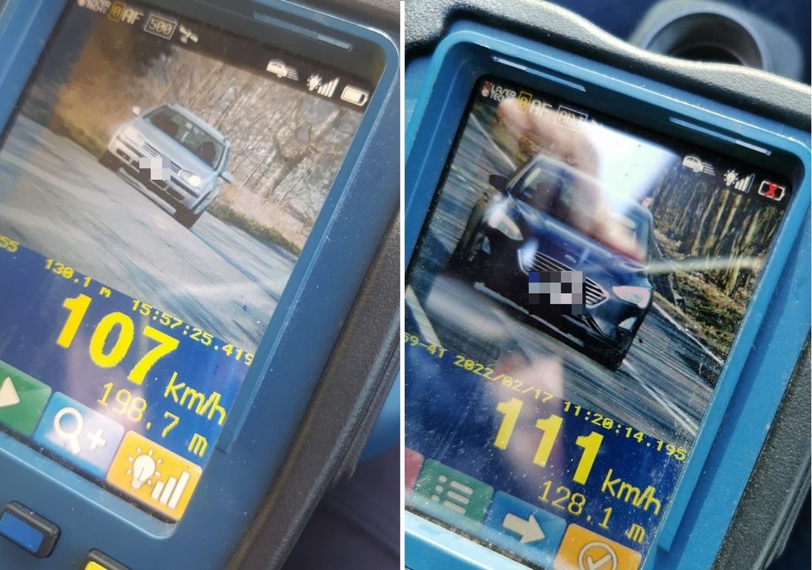 On pędził 107, a ona 111 km/h na godzinę w terenie zabudowanym