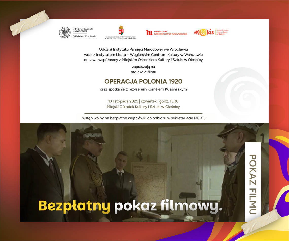 ,,Operacja Polonia 1920" w oleśnickim kinie ,,Operacja Polonia 1920" w oleśnickim kinie