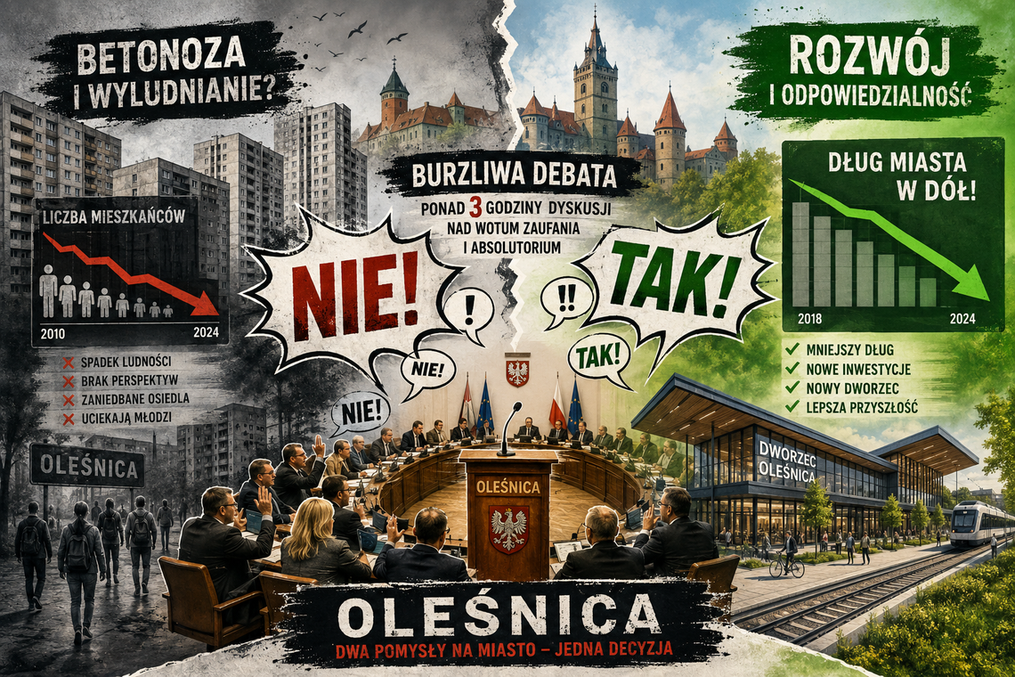 OPOZYCJA: MIASTO UMIERA. WŁADZA: NIGDY NIE BYŁO LEPIEJ