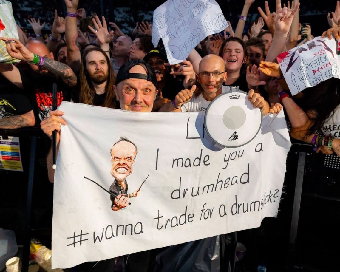 Ósma pałeczka. Sławek Wiatr znów ruszył śladem Metallici Ósma pałeczka. Sławek Wiatr znów ruszył śladem Metallici