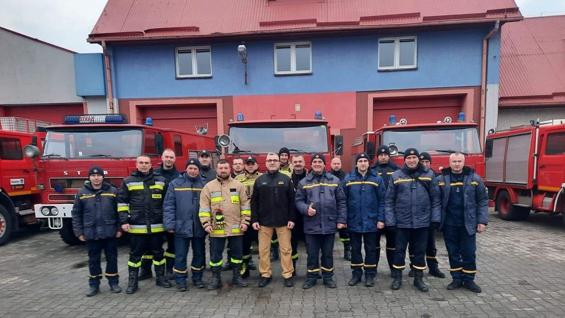 OSP Bierutów przekazała wóz dla strażaków z Ukrainy