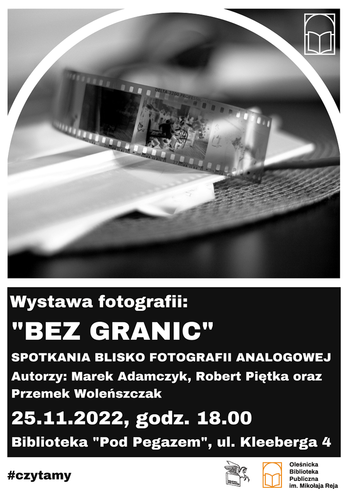 Otwarcie wystawy fotografii analogowej "Bez granic" w Bibliotece "Pod Pegazem"