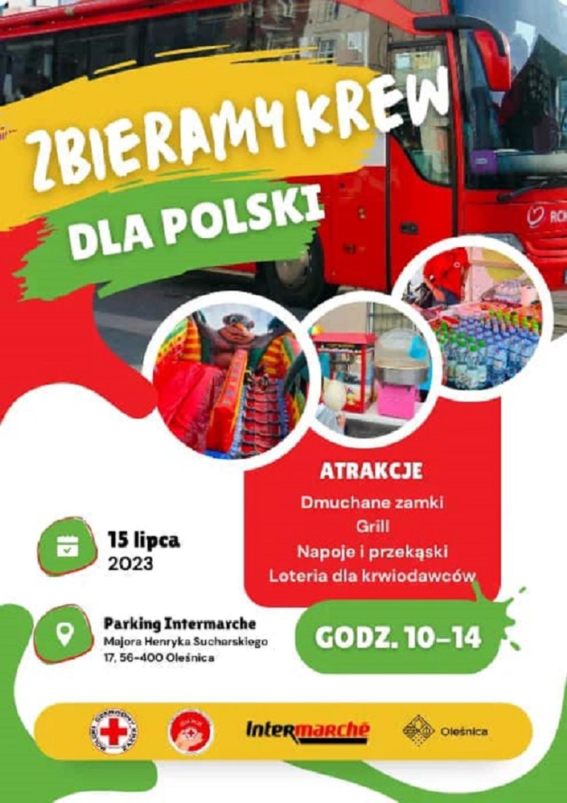 PCK zaprasza na festyn pod Intermarche w Oleśnicy