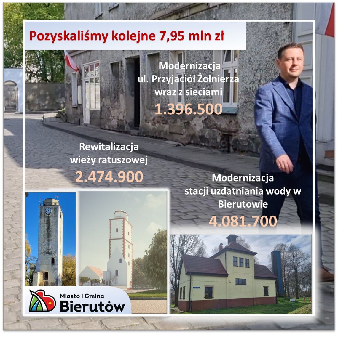 Pieniądze płyną do Bierutowa