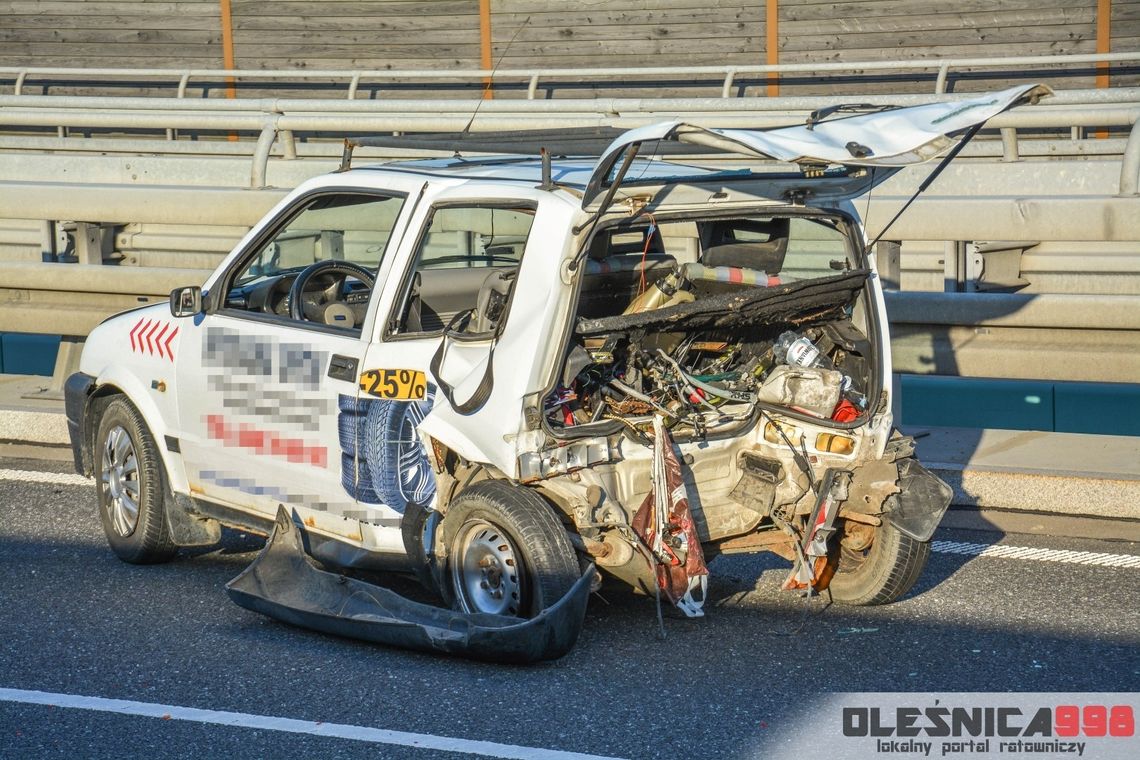 Pijany Ukrainiec spowodował wypadek na S8 i uciekł... do lasu 