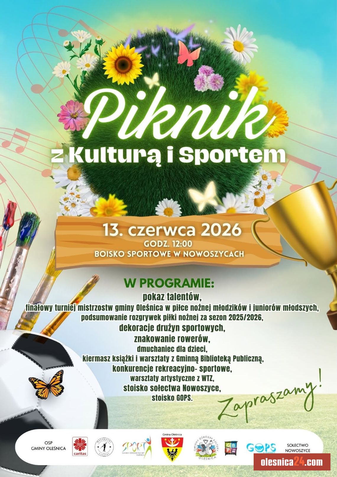 Piłkarskie emocje sięgną zenitu. Nadchodzi wielki finał sezonu w gminie Oleśnica! Piłkarskie emocje sięgną zenitu. Nadchodzi wielki finał sezonu w gminie Oleśnica!
