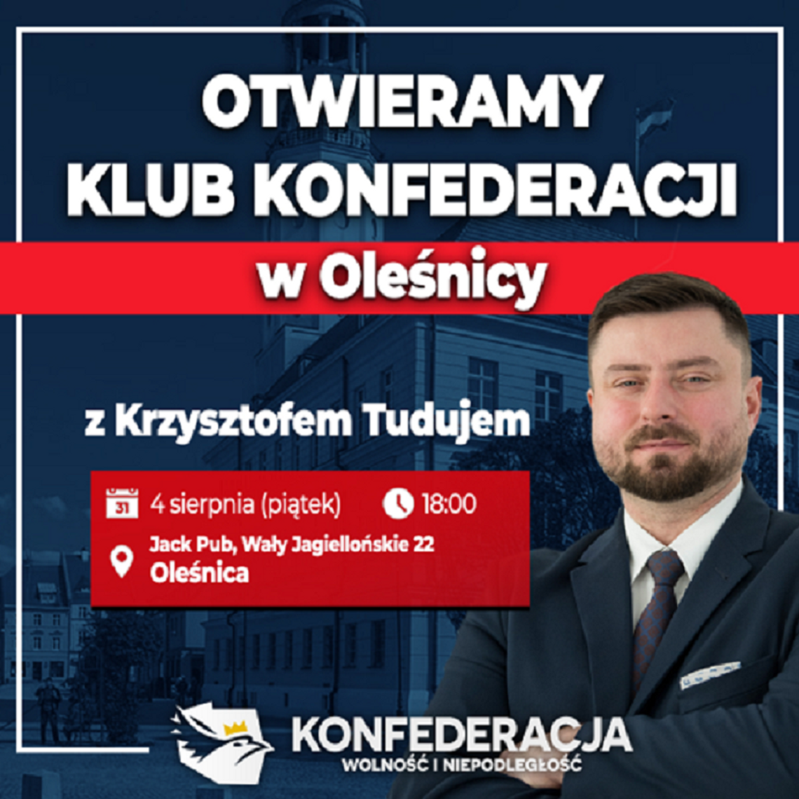 Piwo z posłem Konfederacji w Oleśnicy
