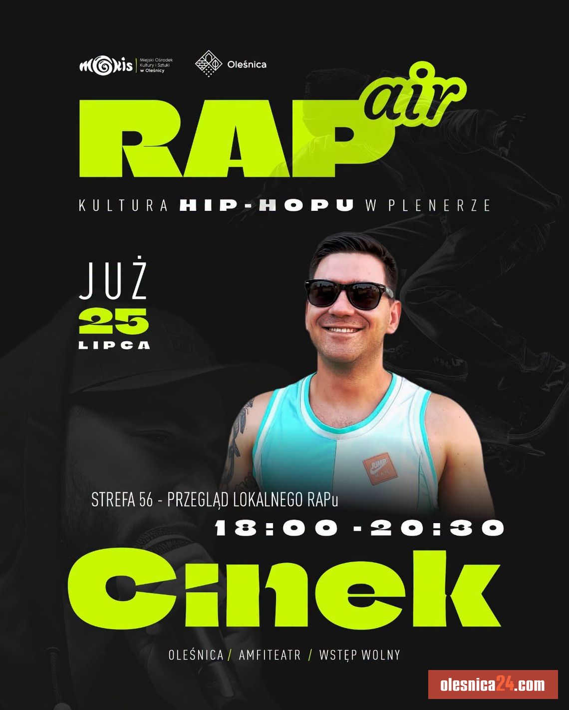 Po czterech latach wraca na scenę! Cinek zagra premierowy koncert w Oleśnicy