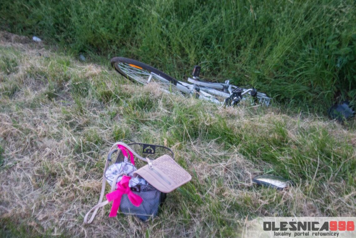 Pod Oleśnicą zginęła 28-letnia rowerzystka 