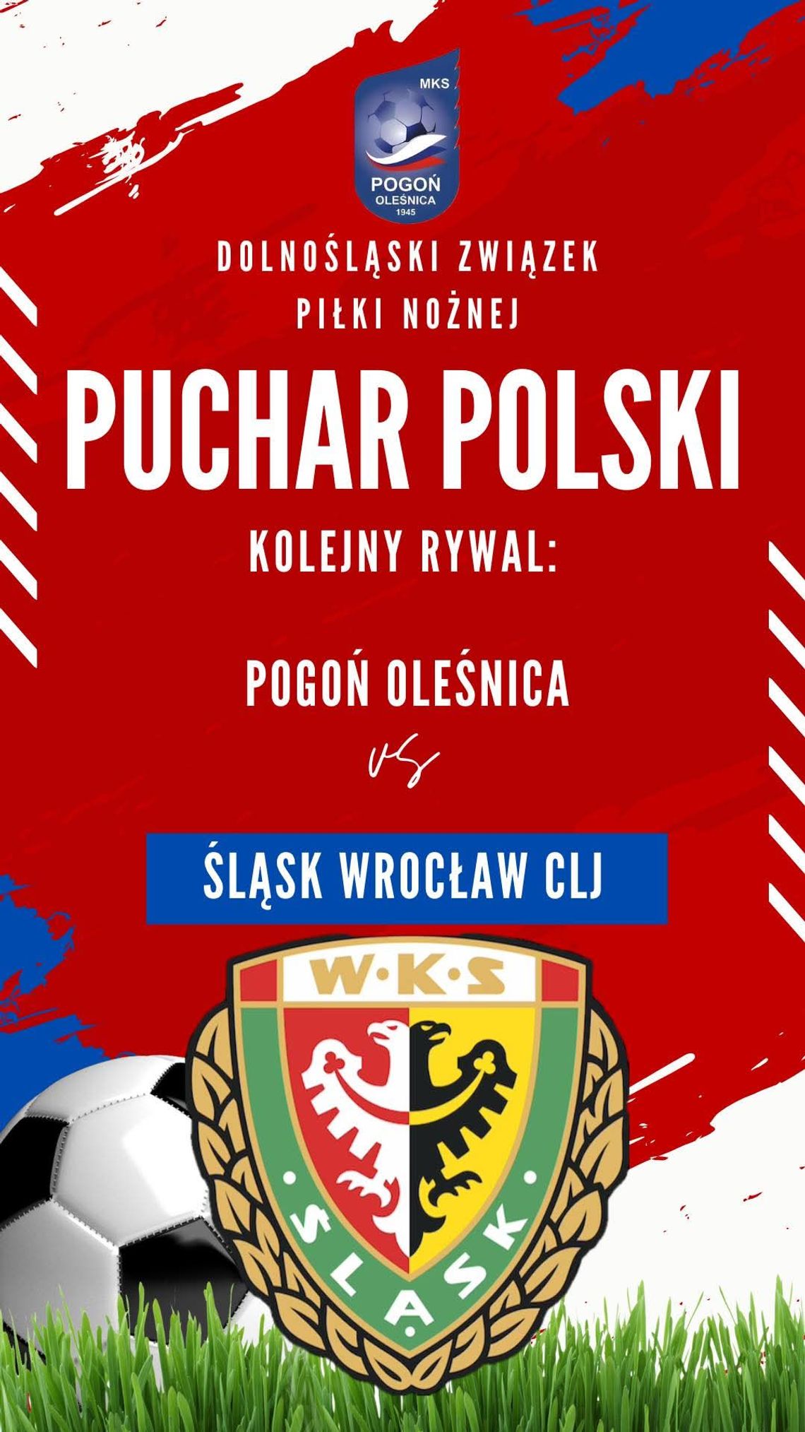 Pogoń w Pucharze zagra ze Śląskiem Wrocław