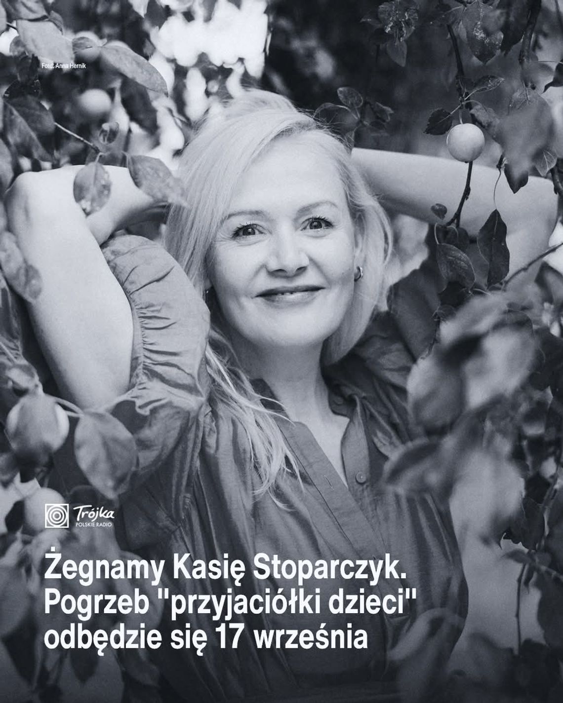 Pogrzeb Katarzyny Stoparczyk odbędzie się w Warszawie [aktualizacja godziny]