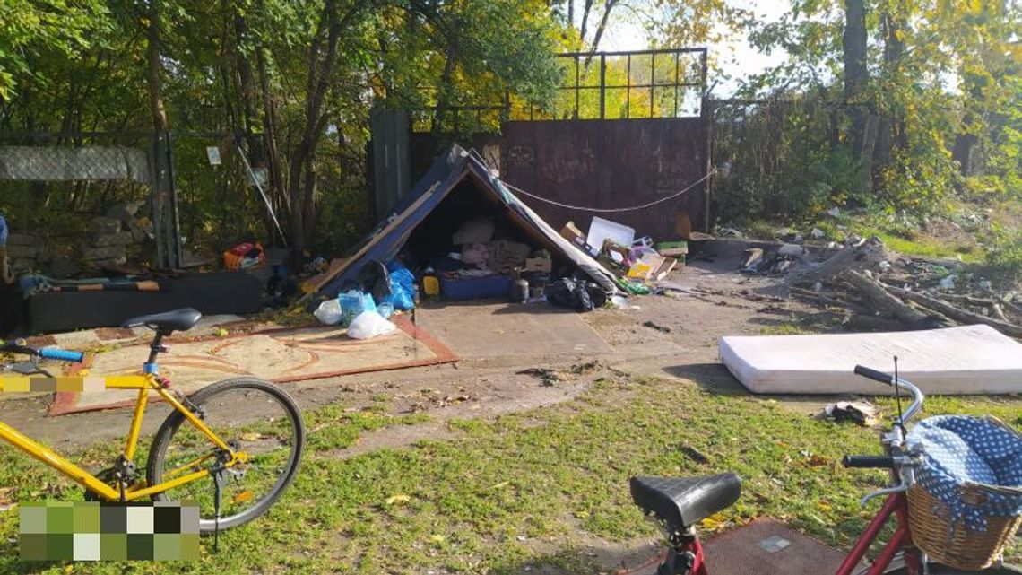 Policja sprawdza miejsca przebywania bezdomnych w Oleśnicy i powiecie oleśnickim