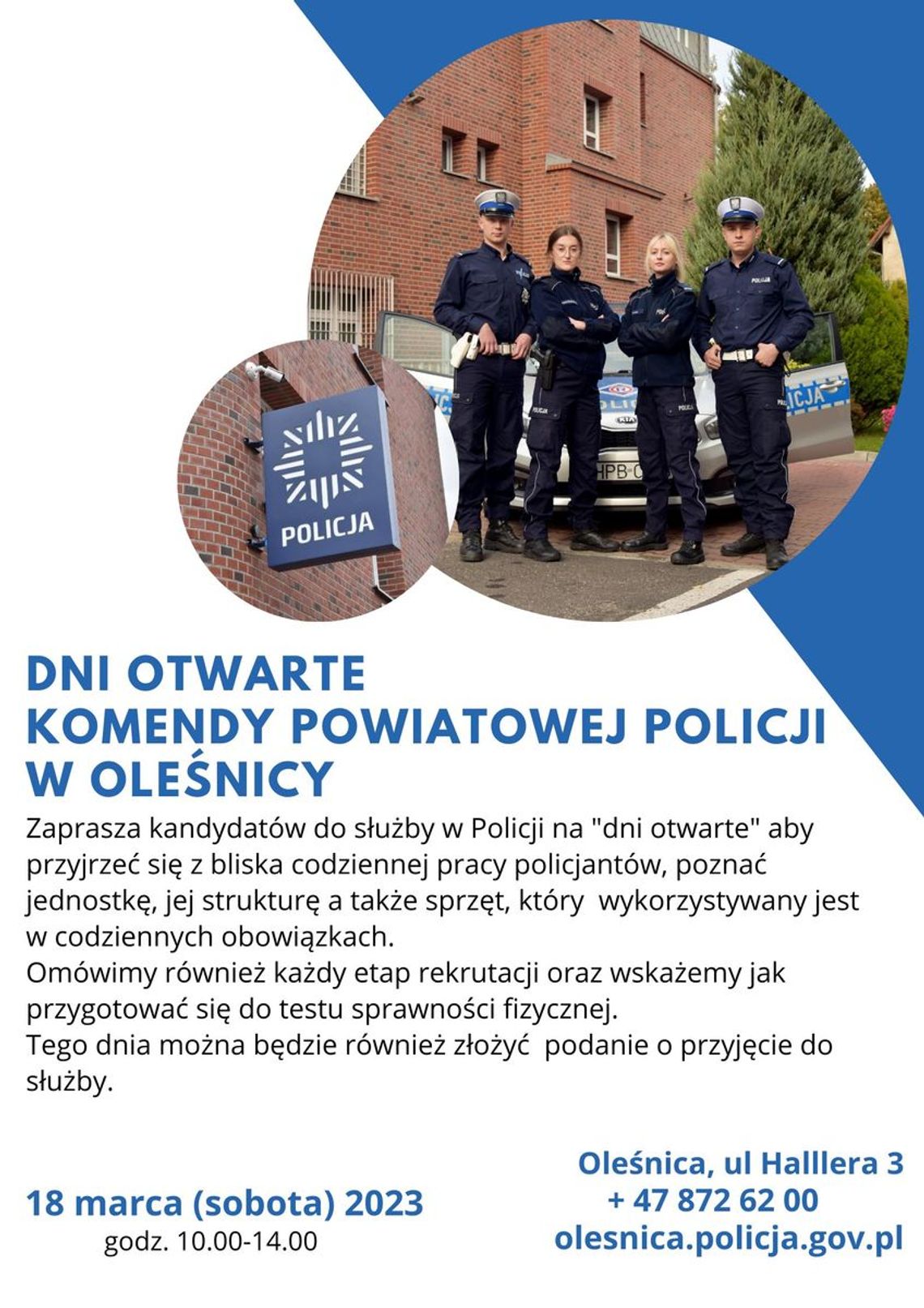 Policja zaprasza do siebie. Spokojnie, to tylko dni otwarte 