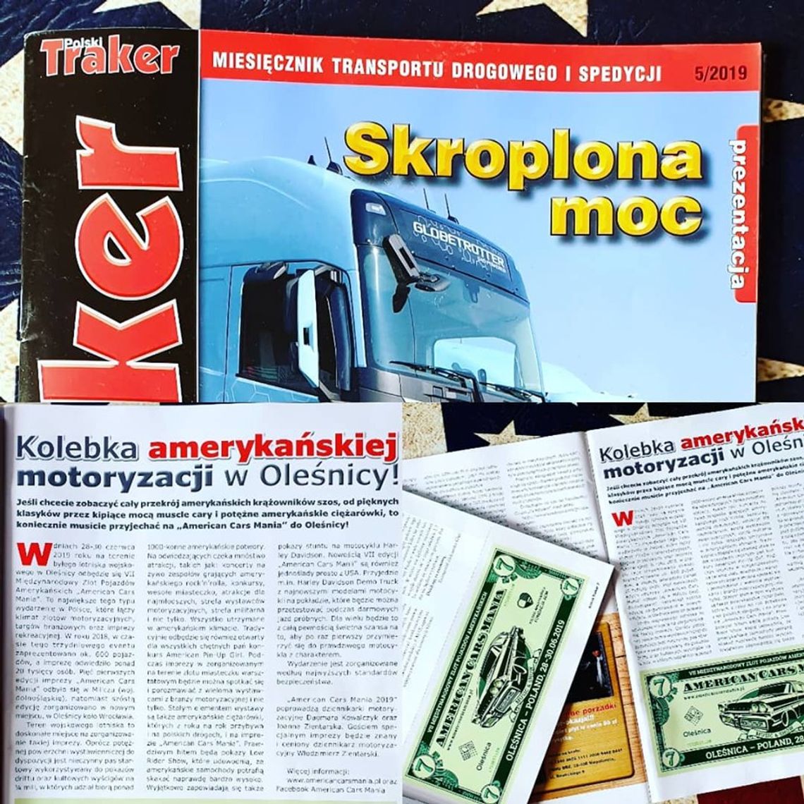 "Polski Traker" o American Cars Manii w Oleśnicy 