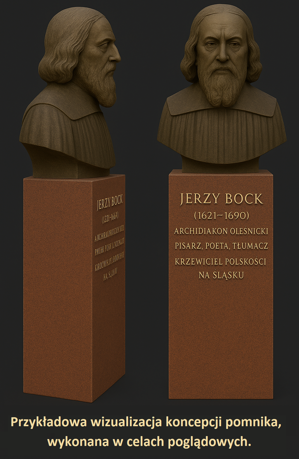 Pomnika Jerzego Bocka nie będzie. Przynajmniej na razie...