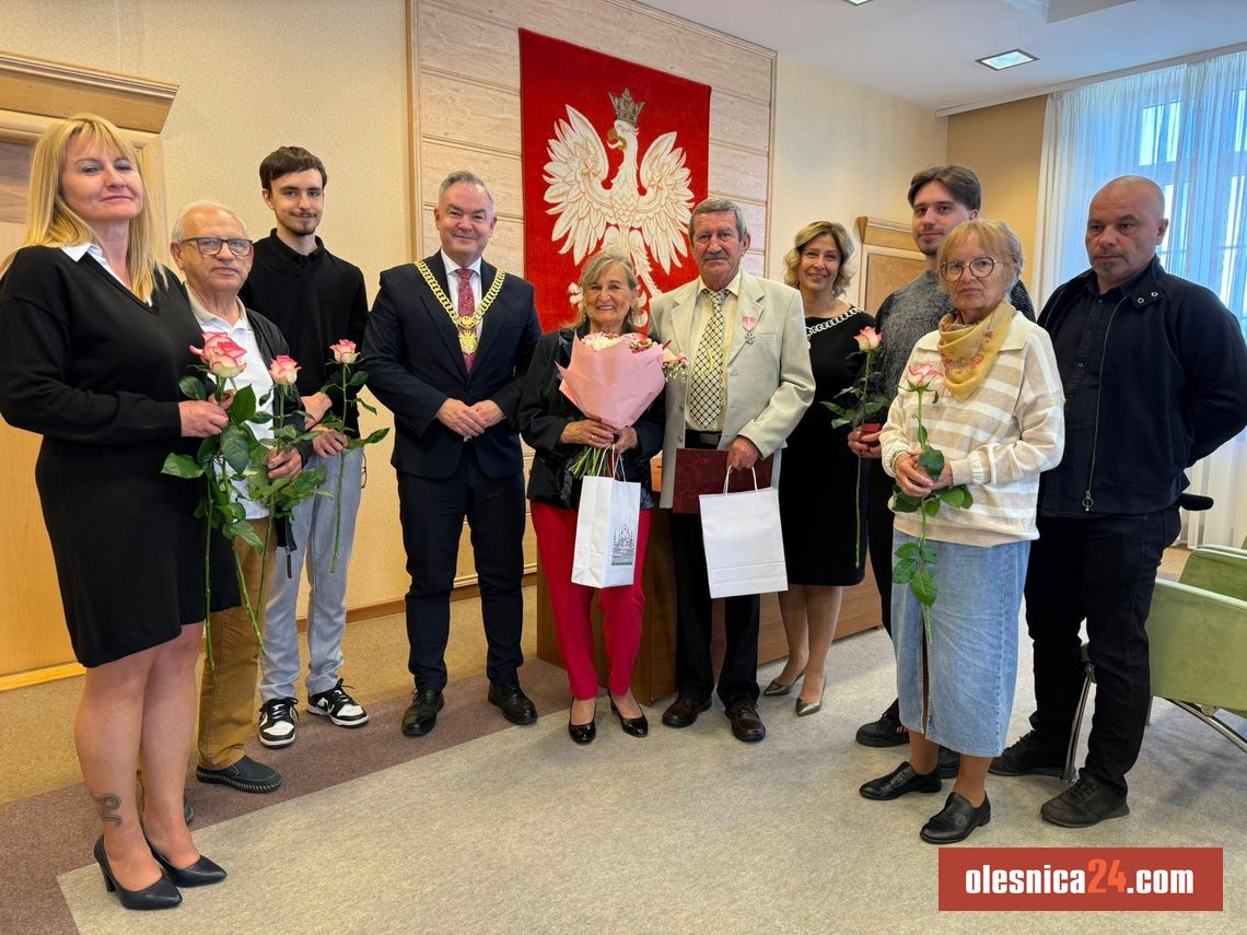 Ponad pół wieku razem! Wzruszające chwile w oleśnickim ratuszu Ponad pół wieku razem! Wzruszające chwile w oleśnickim ratuszu