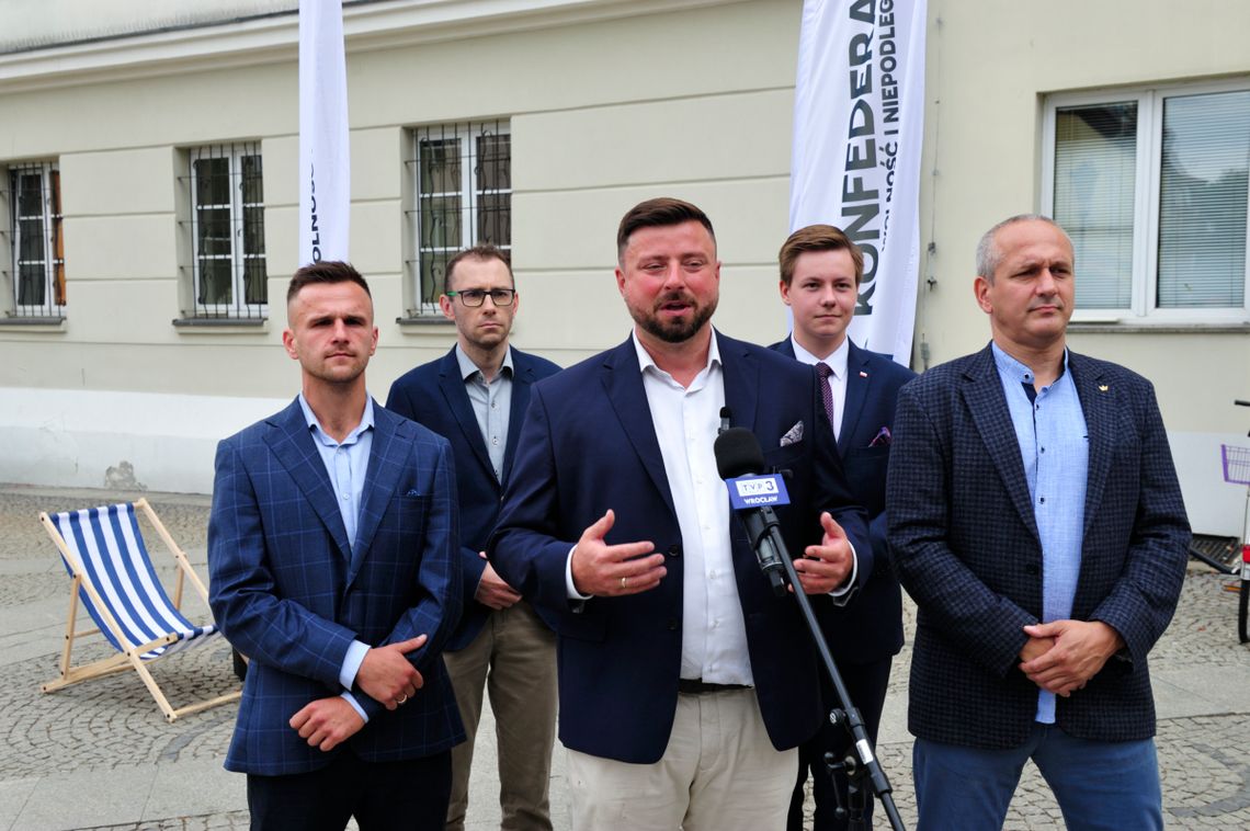 Poseł Konfederacji przedstawił kandydata do sejmu z Sycowa