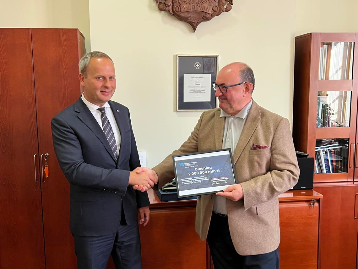 Poseł PiS u burmistrzów Oleśnicy i Bierutowa oraz wójta Dobroszyc