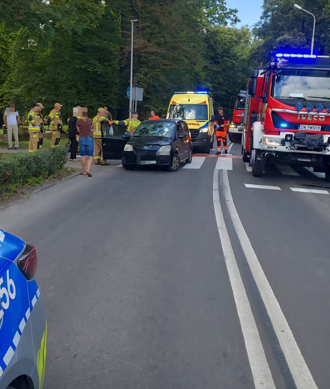 Potrącenie w Oleśnicy. Trzy dziewczynki w szpitalu!
