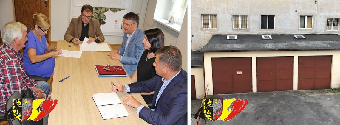 Powiat oleśnicki podpisał umowę na przebudowę garaży