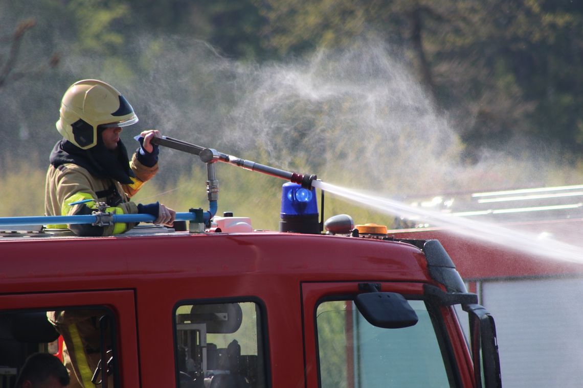 Pożar na Kaliskiej w Sycowie
